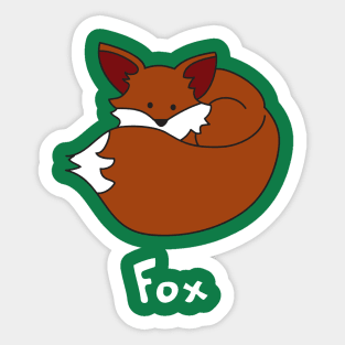 Fox Sticker